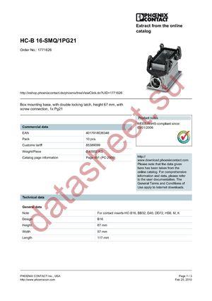 1771626 datasheet  